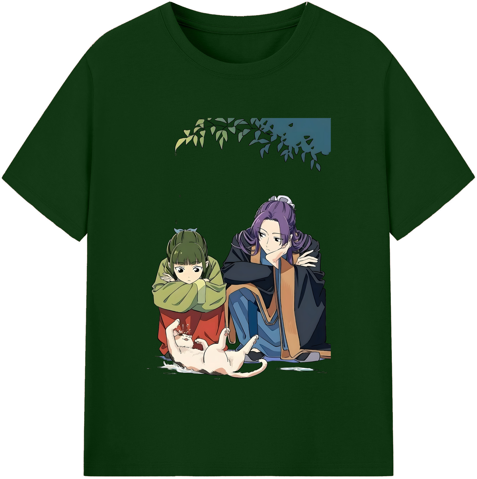 （画像用） 薬屋のひとりごと The Apothecary Diaries 綿100％半袖Tシャツ（フロントプリント）
